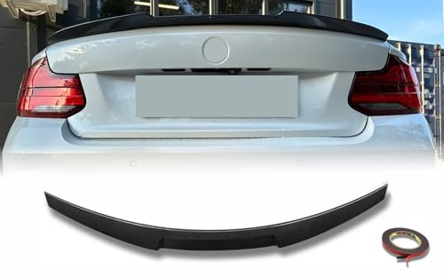 MpTuned BMW F22 F23 M4 Stil Heckspoiler Carbon Optik für 2er 2014–2021 M Tuning Coupe 2-Türer 218i 220i 230i 240i m240i 218d 220d 230d 240d m240d ABS Kunststoff