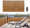 Schilfrohrmatte 60cm 70cm 80cm 90cm 100cm 110cm 120cm 130cm 140cm 150cm 160cm Hoch Sichtschutz Hand Weben Dauerhaft Rollzaun Für Hinterhof Garten Zaun Trennwand(Color:Carbonized black line,Size:60x400