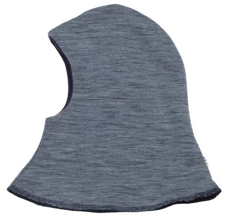 Joha Baby Kinder Jungen Mädchen Schlupfmütze Merinowolle, Größe:50, Farbe:blau