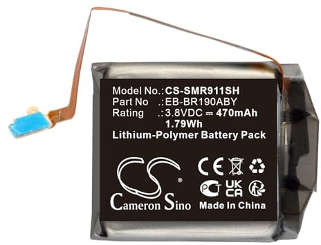 TECHTEK Battery 470mAh compatible with [Samsung] Galaxy Buds Pro, Galaxy Buds Pro Charging Case, SM-R190 replaces EB-BR190ABY, GH43-05062A