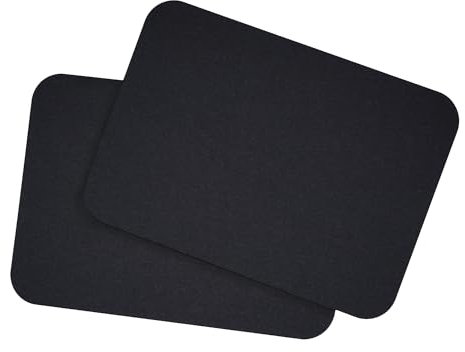 DIN A6 Karten Set Blanko zum Basteln und Selbstgestalten wahlweise mit runden Ecken oder Vintage Kontur 300 g/m² Kraftpapier Graspapier Tonkarton Fotokarton (Schwarz rund, 50 Karten)