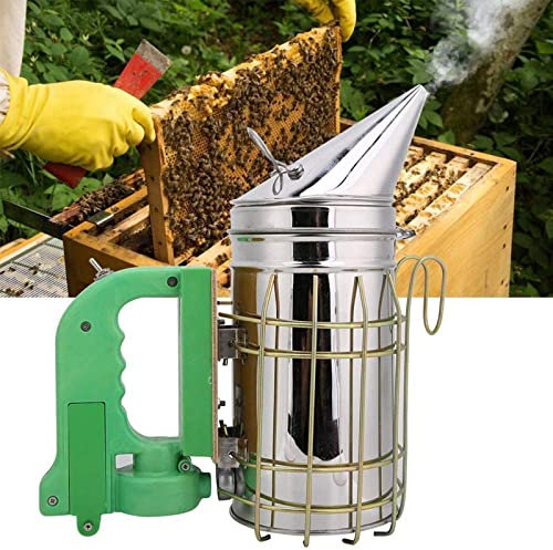 Lxwyq Electric Bee Smoke Beekeepe Kit, Electric Bee Hive Smoker für Imker, Edelstahl, elektrisches Imkerwerkzeug