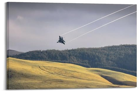 Poster F-15 Eagle Flight Inthe Sky, dekoratives Gemälde, Leinwand, Wandposter und Kunstdruck, moderne Familienschlafzimmer-Dekoration, Poster, 20 x 30 cm