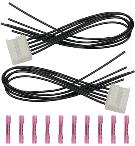 Konuooer Rücklicht Kabelbaum Rückleuchte Kabelbaumstecker mit 5 Pin Kompatibel mit Alfa Romeo 147 Grande Punto Evo Panda 169 51277277 405116 51778684 Stecker Heckleuchte