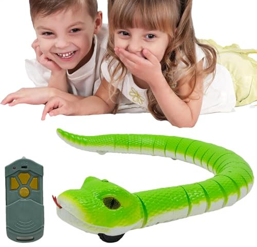 Uitseld Infrared Controller Snake Toy | Battery Powered RC Snake Toy | Fast Moving Parties Supplies, Smart Sensing Animal for Halloween, Christmas
