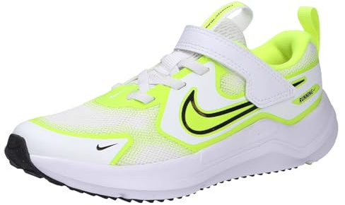 Nike Cosmic Runner PS Unisex-Kinder Schuhe, Whiteblack-Volt, 33 EU