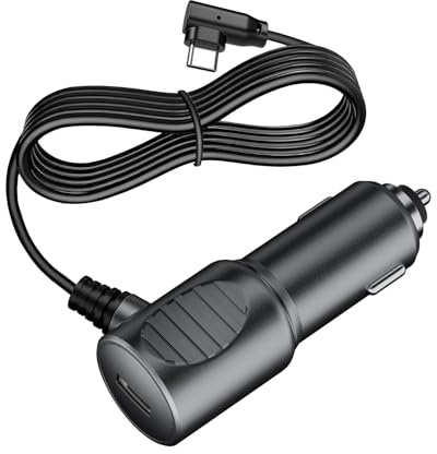 CIEVIE USB Auto Kamera Ladekabel, Zigarettenanzünder Stecker Dashcam Stromkabel