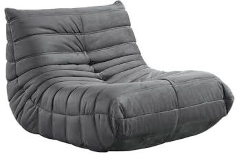 Home Deluxe - Relaxsessel CHILL | Farbe Anthrazit Stuhl Sessel Relaxsessel Liegesessel Wohnzimmersessel