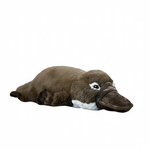 Wyvix Ornitorrinco Realista de Peluche 43 cm con Pico Pato, Patas palmeadas y Cola Castor. Regalo Fauna Australiana