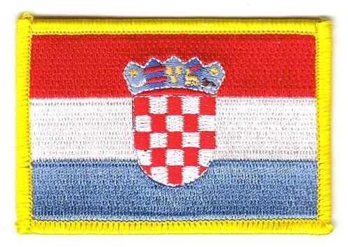 Flaggen Aufnäher Patch Kroatien Fahne Flagge