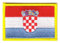 Flaggen Aufnäher Patch Kroatien Fahne Flagge