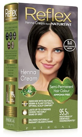Naturtint Reflex Semi-Permanent Hair Colour 5.0 Light Chestnut Brown