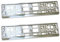 2x SUPER CHROME effect Number Plate Surrounds Holder Frame ABS PC plastic