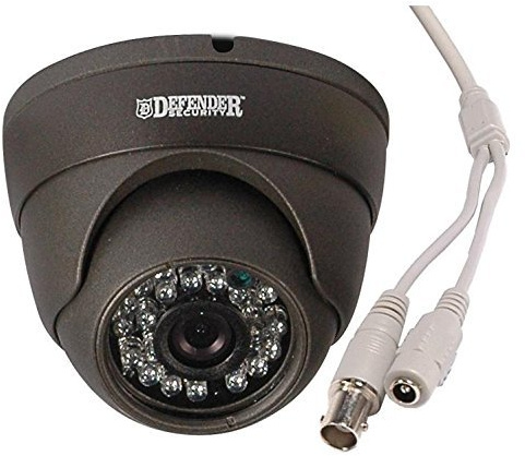 700TVL Outdoor Day/Night Dome Camera - Gray