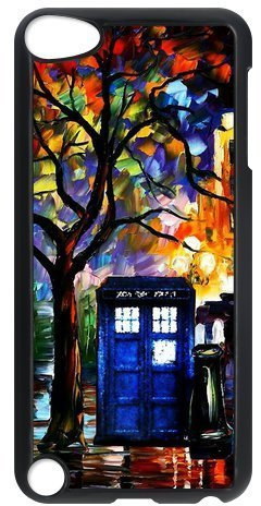 LeonardCustom Doctor Who Tardis Police Box Hard Plastic iPod Touch 5 iTouch 5th Generation Cover Case -LCP5U634