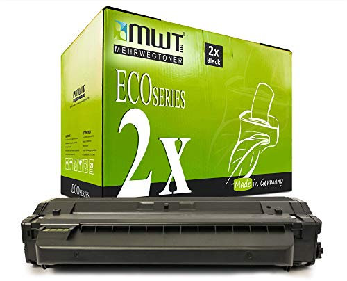 2X MWT Toner für Samsung SCX 4600 4623 FW F FN ersetzt MLT-D1052L Black Schwarz