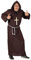 Foxxeo Deluxe Mönch Kostüm für Herren braun Mönche Tunika Kutte Kirche Größe XXL