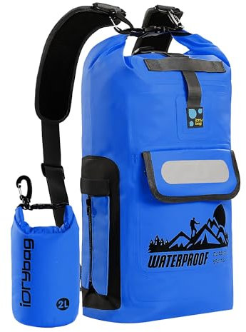 IDRYBAG Dry Bag Floating wasserdichter Rucksack 20L/30L/40L, Dry Bags wasserdichte Rucksackform, Dry Bag Kajak wasserdichte Tasche