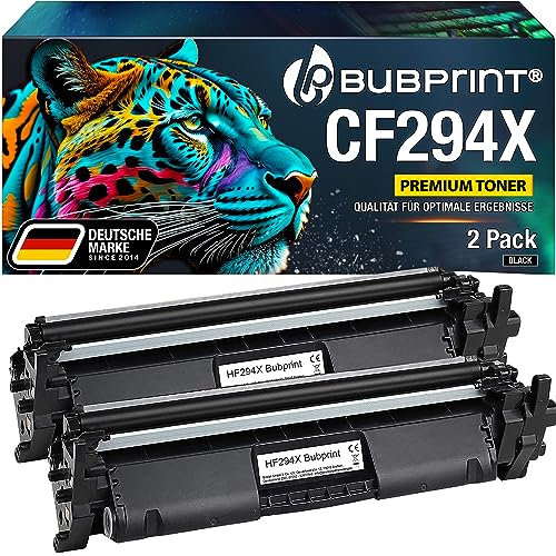 Bubprint XXL 2 Toner kompatibel als Ersatz für HP 94X CF294X 94A CF294A für Laserjet Pro M118dw MFP M148fdw M148dw M148fw M118 M148 Schwarz Multipack