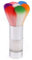 Nail Dust Brush, Nails Cleaner Acrylic Colorful Makeup Brushes Cleaning Dust Brushes Art Nail Tools(Silver)