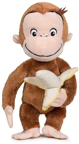 Famosa Curious George - Peluche Banana 25 cm Merchandising Ufficiale