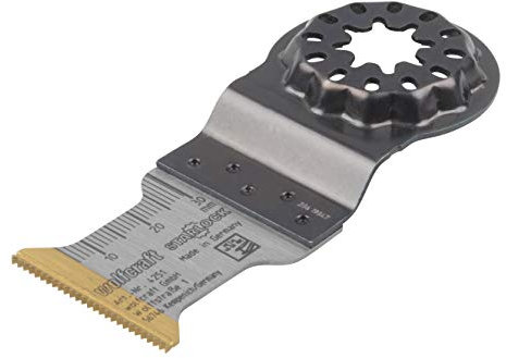 wolfcraft Sierra de inmersión Expert CT TiN, enganche STARLOCK, aluminio, acero inoxidable I 4251000 I Para cortes en acero inoxidable, aluminio y tornillos de acero templado