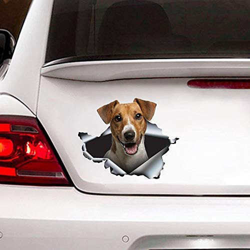 Ocean Gift Autoaufkleber / Wandaufkleber, Motiv: Jack Russell Terrier, 2 Stück