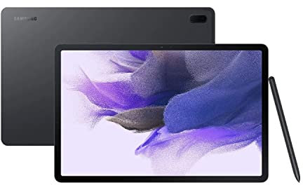 SAMSUNG Galaxy Tab S7 FE 2021 Android Tablet 12.4 Pantalla WiFi 64GB S Pen Incluido Batería de Larga duración Potente Rendimiento, Negro místico