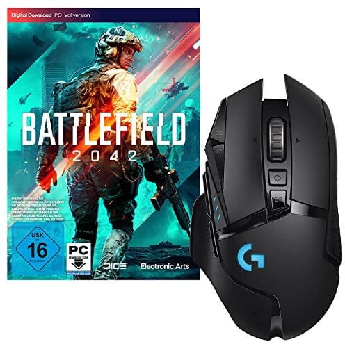 Battlefield 2042 Standard Edition - PC Code - Origin + Logitech G502 Lightspeed kabellose Gaming-Maus