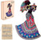 Wooden Animal Jigsaw Puzzles for Adults & Kids Unique Universal Colourful Fun Wood Challenging Puzzles for Family 150PCS - A4, 21x29.7cm - African Woman With Vase