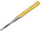 1 unids redondo profundo tallado cincel mango de madera dura mango redondo tallado cinceles carpintería Hobby haciendo cuchillo de grabado forjado a mano (5 mm)