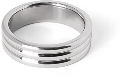 80g Hahn Ringkopf Penis Eichel Ring Edelstahl for Männer verzögern die Ejakulation dauerhaft, Penisringe (Size : 45mm)