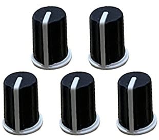 LICHIFIT 5 x EQ-Drehknopf-Ersatz-EQ-Potentiometer-Drehknopf, Schubstangenkappe für Pioneer DJ-Mixer, Reparaturteil