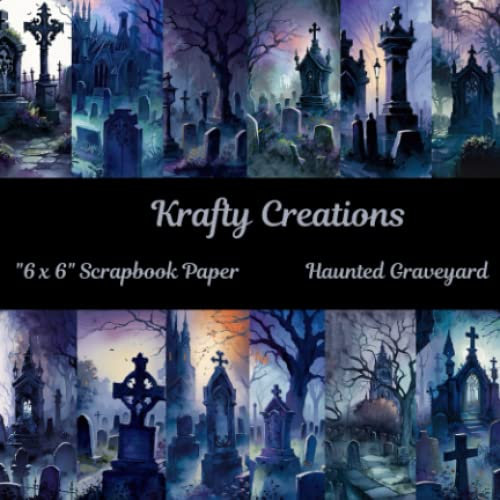 Haunted Graveyard 6 x 6 Scrapbooking Paper