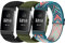 SITAFU 3 Stück Armband Kompatibel mit Fitbit Charge 3/Fitbit Charge 4 Armband Damen Herren, Elastisches Nylon Verstellbar Dehnbar Ersatzband für Fitbit Charge 4/Fitbit Charge 3