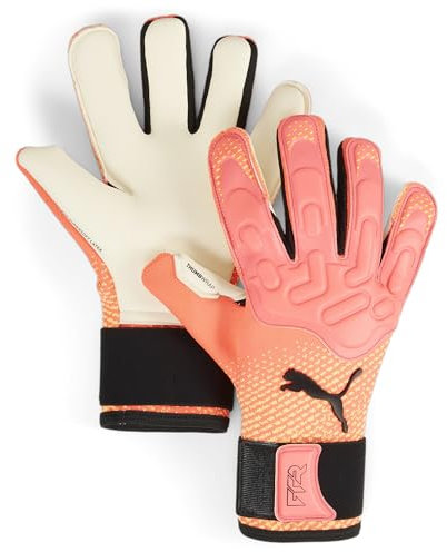 PUMA Future Pro Hybrid, Unisex-Erwachsene Torwarthandschuhe, Sunset Glow-Sun Stream-PUMA Black, 11-041924