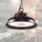 LED High Bay Hallenstrahler 150W mit PREMIUM-Marken-Treiber dimmbar (1-10V) warmweiß 3000K 21.000lm 140lm/W 120° IP65 UFO Industrielampe Werkstattbeleuchtung Ø283xH128mm 5 Jahre Garantie