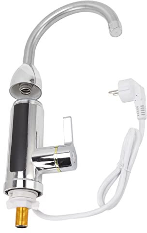 Grifo De Agua Grifo De Agua De Calefacción Grifo De Calentador Inmediato Eléctrico Grifo De Agua De Calefacción Eléctrica De Cocina De Acero Inoxidable Para Baño En Casa(ESTÁNDAR EUROPEO 220V)