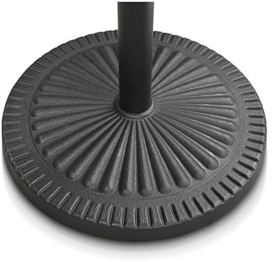 PURPLE LEAF Patio Market Parasol Base Heavy Duty Outdoor Table Parasol Stand Weighted Round Base for Backyard Deck Pool Garden