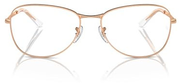 Ray-Ban Rx2241vf Wayfarer Way Low Bridge Fit Unisex Brillenfassungen, Roségold / Demo Linse, 56 mm