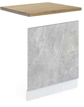 Vicco façade R-Line, Béton/Blanc, 60 cm, PT Chêne