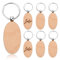 Porte Clef Bois 8 PièCes Porte-CléS En Bois Vierge Porte Clef Personnalisable Porte Clé Personnalisé Cadeau Pour Femme Cadeau Pour Homme Porte-CléS Personnalisables Ovale