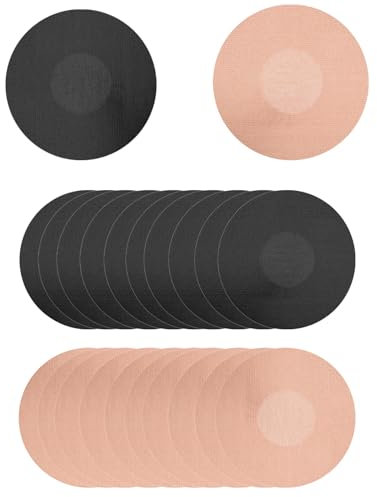 20 Pcs Waterproof CGM Sensor Covers Compatible with Freestyle Libre 2, Adhesive Patches for Continuous Glucose Monitors, Breathable Water-Resistant Stay for 14 Days (Black+Skin Color)