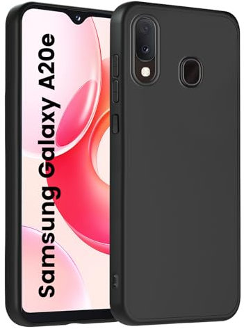 HuwaiH Handyhülle für Samsung Galaxy A20e Hülle, Anti-Schock, Antikratzer, Anti-Rutsch Schutzhülle, Unterstützt kabelloses Laden, Anti-Fingerabdruck Case für Samsung A20e(Schwarz)