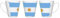 MERCHANDMANIA TAZA CÓNICA bandera argentina pais sudamerica hispanoamerica conica personalizada