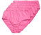 Ulla Popken Midislips, 5er-Pack, Einfarbig, BIS GR. 66/68 Lot de 5 Slips, Rose, 52-54 Femme