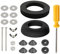 DOOCECIY Toilet Cistern Standard Flush Valve Seal Kit, Toilet Cistern Seal Set