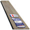 Akustikpaneele MDF Holz 60x270 cm, 21 mm Dicke | 2er Set Akustikplatten | Wandpaneele Holzoptik | Akustikpaneel Wandverkleidung | Moderne Lamellenwand mit Schallabsorption (Alaska)