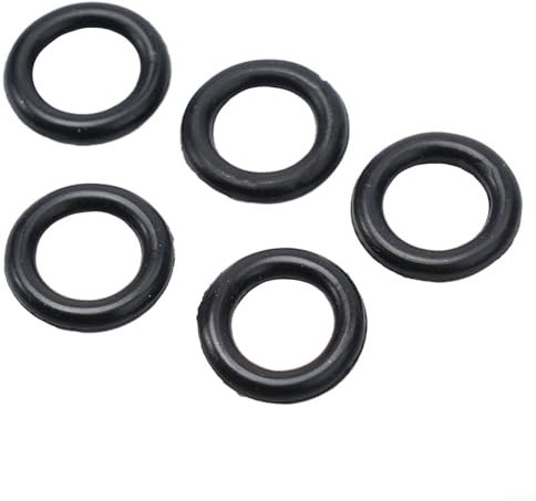 Solaughguy Pressure Washer Accessories - 5 Pack O-Ring Seals For Quick Connect Hose Male End To Trigger Replacement Parts Black Plastic