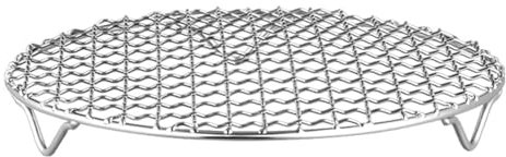 Parrilla de Acero Inoxidable – Repuesto de Parrilla | Estante Resistente al Calor de Alto Rendimiento para Camping, Parrilla, Cocina, fogata